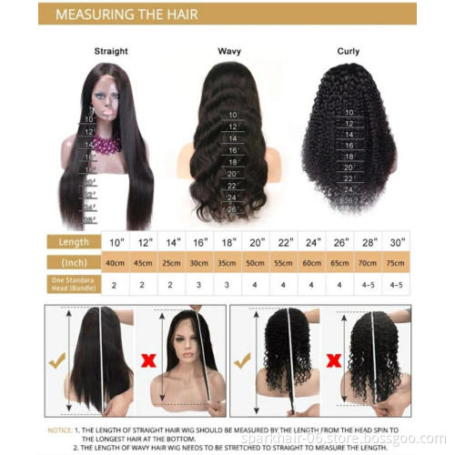 Water Wave Lace Front Wigs Human Hair Brazilian Virgin Human Hair 13X4 Lace Frontal Wigs 150% Density Pre Plucked With Baby Hair